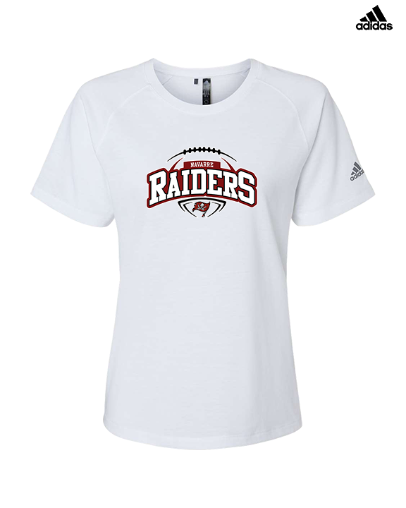 Navarre HS Flag Football Toss - Womens Adidas Performance Shirt