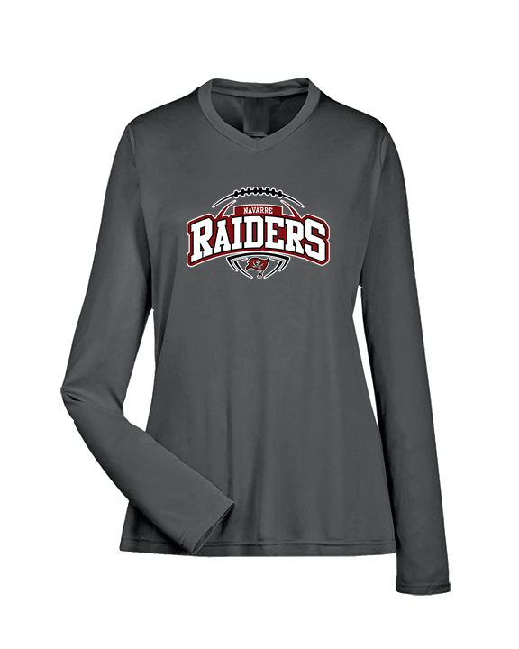 Navarre HS Flag Football Toss - Womens Performance Longsleeve