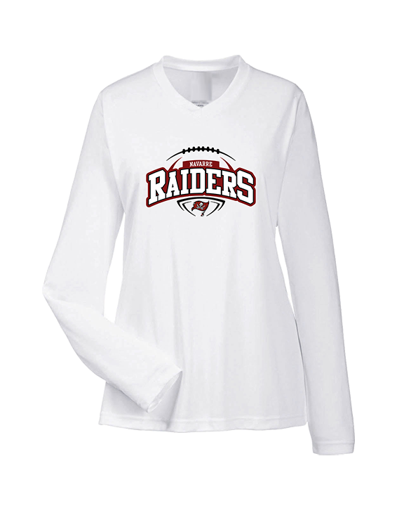 Navarre HS Flag Football Toss - Womens Performance Longsleeve