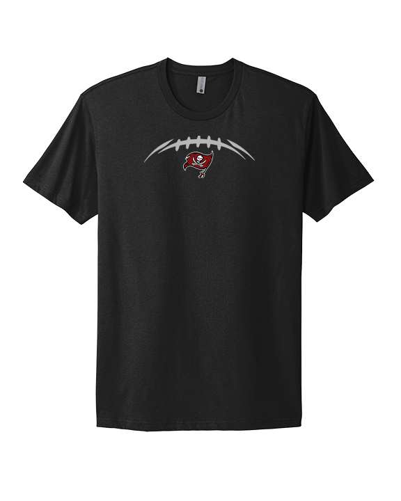 Navarre HS Football Laces - Mens Select Cotton T-Shirt