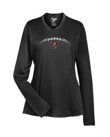 Navarre HS Football Laces - Womens Performance Longsleeve