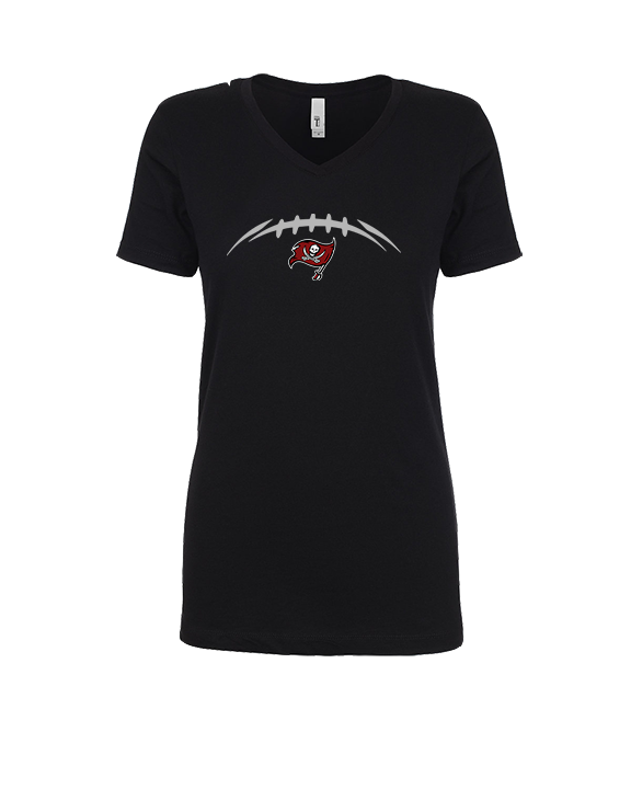 Navarre HS Football Laces - Womens V-Neck