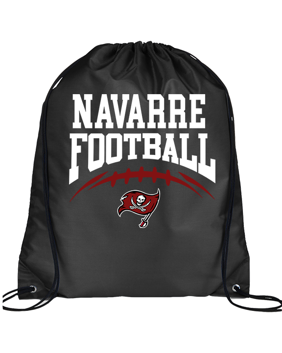 Navarre HS Football School Football - Drawstring Bag