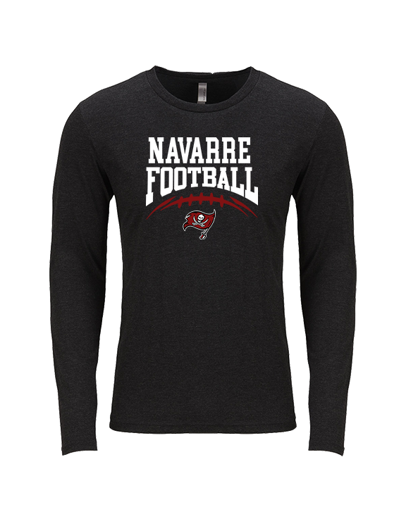 Navarre HS Football School Football - Tri-Blend Long Sleeve