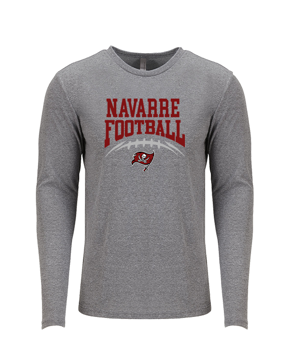 Navarre HS Football School Football - Tri-Blend Long Sleeve