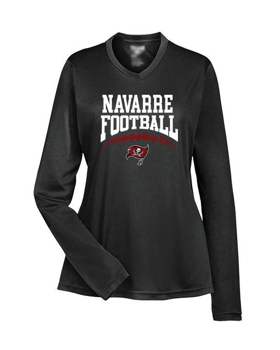 Navarre HS Football School Football - Womens Performance Longsleeve