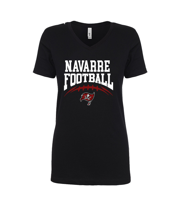 Navarre HS Football School Football - Womens Vneck