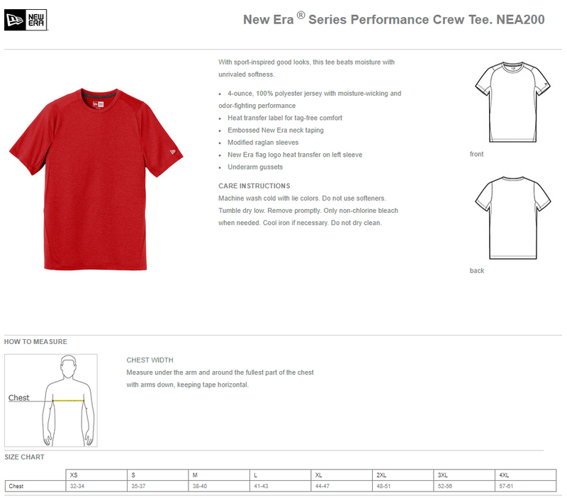 Fairfield HS Tennis Basic - New Era Performance Crew