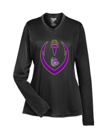 New Haven HS Football Full Football - Womens Performance Longsleeve