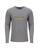 Newbury Park HS Football Design - Tri-Blend Long Sleeve