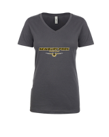 Newbury Park HS Football Design - Womens V-Neck