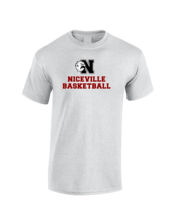 Niceville HS Boys Basketball With Logo - Cotton T-Shirt