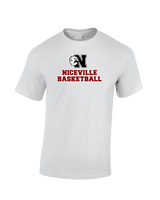 Niceville HS Boys Basketball With Logo - Cotton T-Shirt