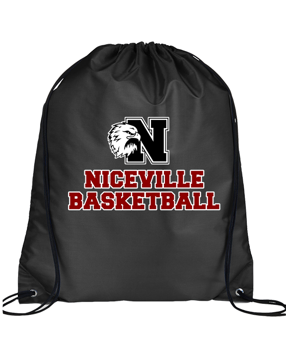 Niceville HS Boys Basketball With Logo - Drawstring Bag