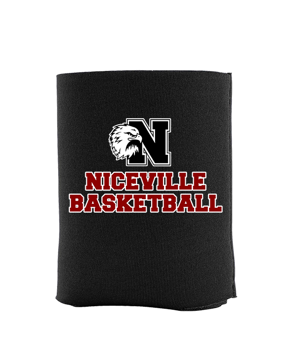 Niceville HS Boys Basketball With Logo - Koozie