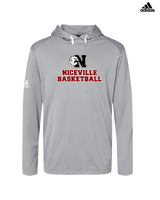 Niceville HS Boys Basketball With Logo - Mens Adidas Hoodie