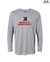 Niceville HS Boys Basketball With Logo - Mens Oakley Longsleeve