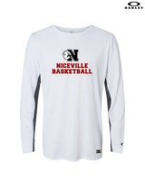 Niceville HS Boys Basketball With Logo - Mens Oakley Longsleeve