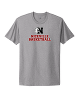 Niceville HS Boys Basketball With Logo - Mens Select Cotton T-Shirt