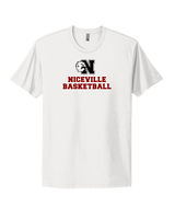 Niceville HS Boys Basketball With Logo - Mens Select Cotton T-Shirt