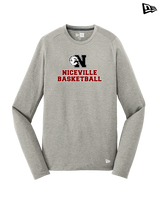 Niceville HS Boys Basketball With Logo - New Era Performance Long Sleeve