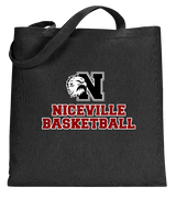 Niceville HS Boys Basketball With Logo - Tote