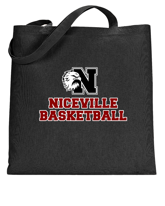 Niceville HS Boys Basketball With Logo - Tote
