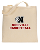 Niceville HS Boys Basketball With Logo - Tote
