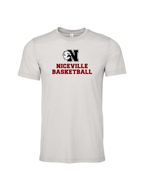 Niceville HS Boys Basketball With Logo - Tri-Blend Shirt