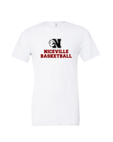 Niceville HS Boys Basketball With Logo - Tri-Blend Shirt