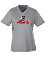 Niceville HS Boys Basketball With Logo - Womens Performance Shirt