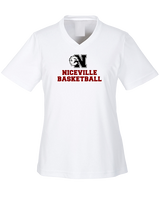Niceville HS Boys Basketball With Logo - Womens Performance Shirt