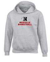 Niceville HS Boys Basketball With Logo - Youth Hoodie