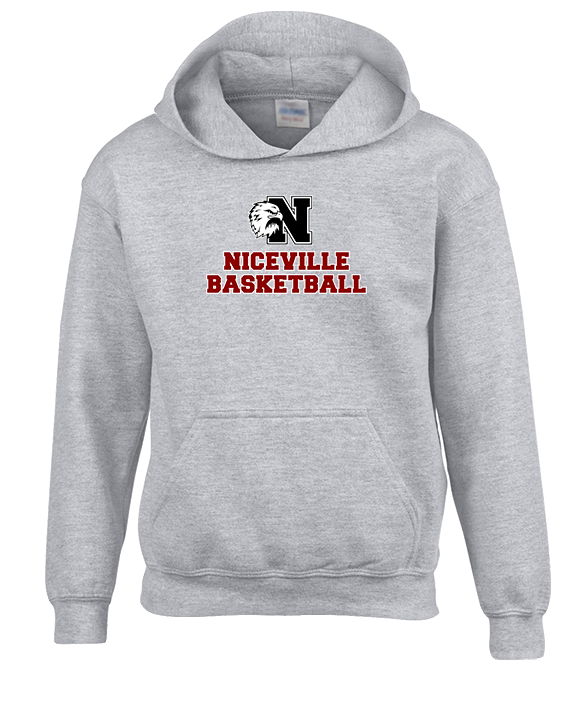 Niceville HS Boys Basketball With Logo - Youth Hoodie
