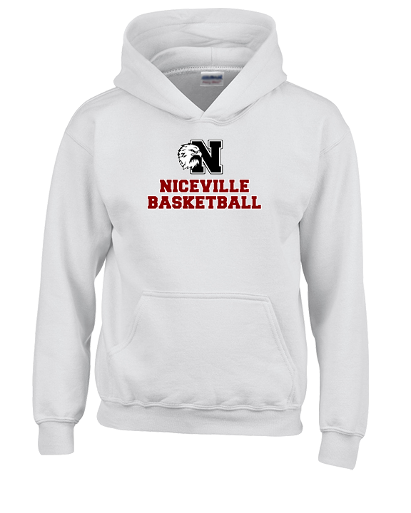 Niceville HS Boys Basketball With Logo - Youth Hoodie
