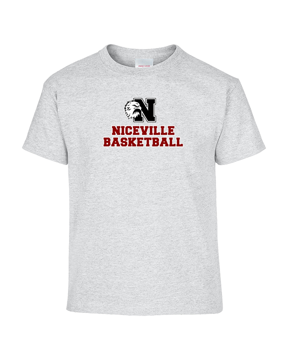 Niceville HS Boys Basketball With Logo - Youth Shirt