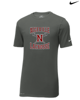 Niceville HS Boys Lacrosse Main Logo - Mens Nike Cotton Poly Tee