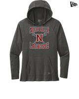 Niceville HS Boys Lacrosse Main Logo - New Era Tri-Blend Hoodie