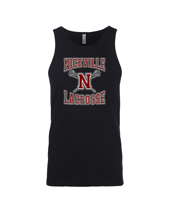 Niceville HS Boys Lacrosse Main Logo - Tank Top