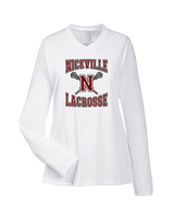 Niceville HS Boys Lacrosse Main Logo - Womens Performance Longsleeve