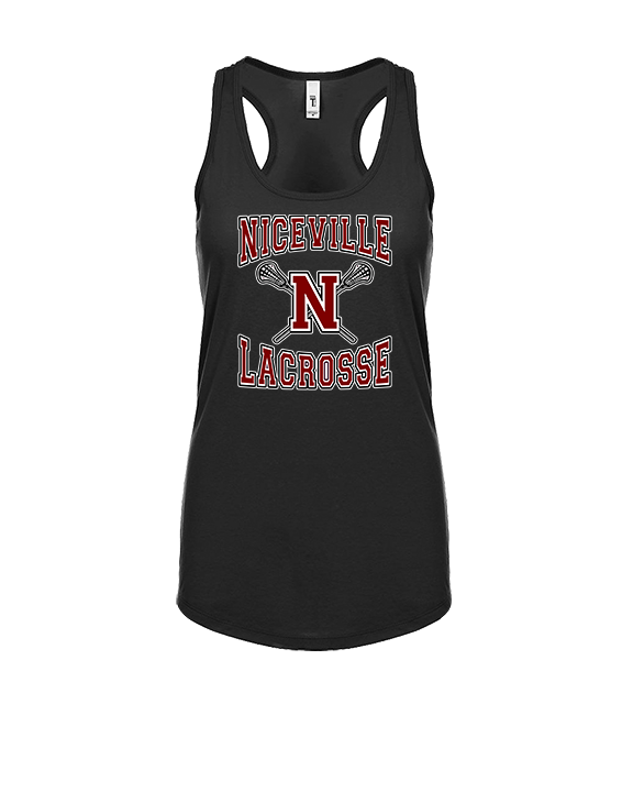 Niceville HS Boys Lacrosse Main Logo - Womens Tank Top