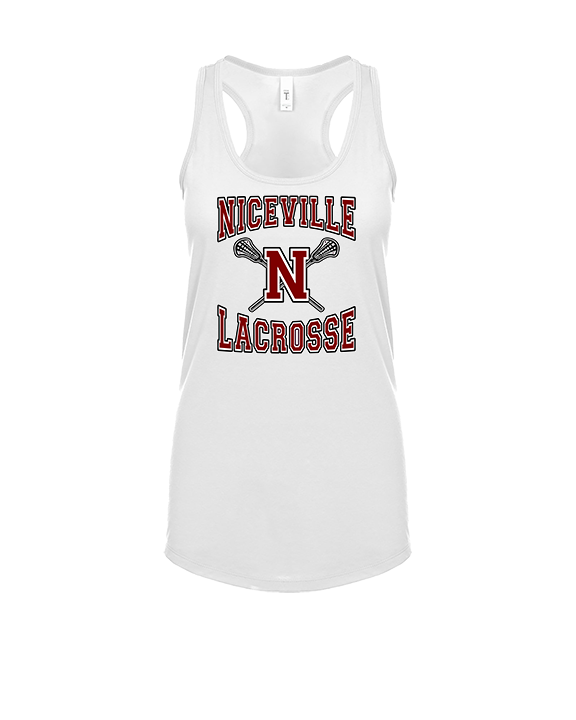 Niceville HS Boys Lacrosse Main Logo - Womens Tank Top