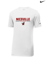 Niceville HS Flag Football Keen - Mens Nike Cotton Poly Tee