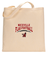 Niceville HS Flag Football School Football - Tote