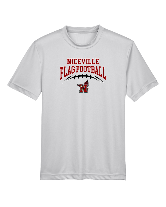 Niceville HS Flag Football School Football - Youth Performance Shirt