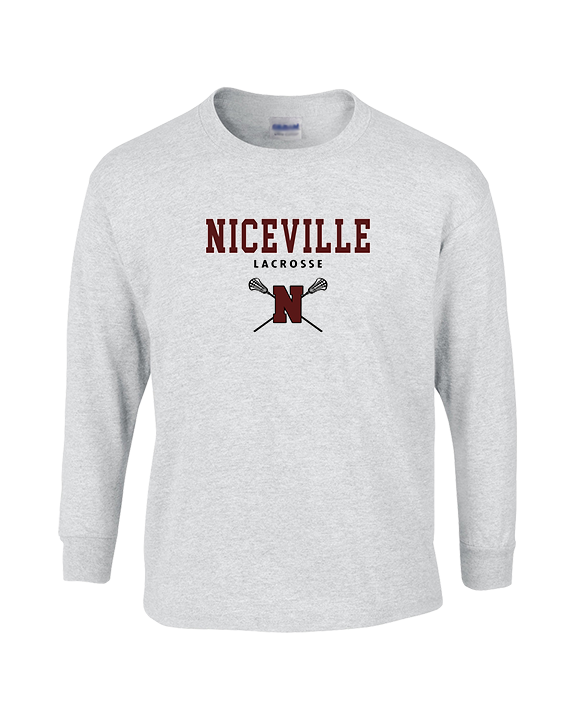 Niceville HS Girls Lacrosse Block - Cotton Longsleeve