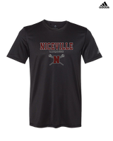 Niceville HS Girls Lacrosse Block - Mens Adidas Performance Shirt