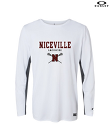 Niceville HS Girls Lacrosse Block - Mens Oakley Longsleeve