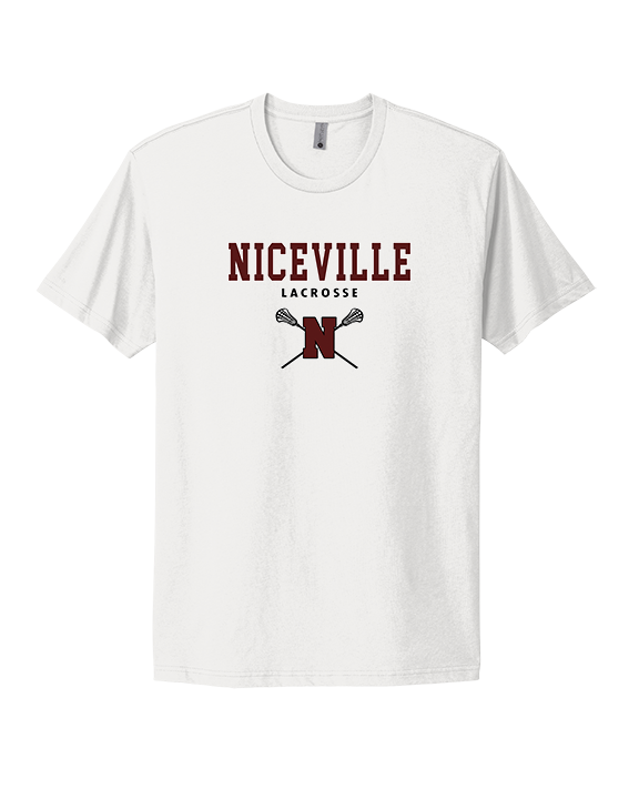 Niceville HS Girls Lacrosse Block - Mens Select Cotton T-Shirt