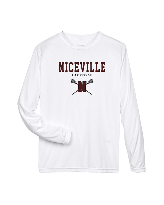 Niceville HS Girls Lacrosse Block - Performance Longsleeve